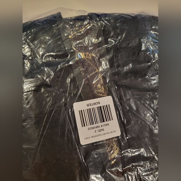 TORRID Harry Potter Celestial Velvet 2 Button Coat Size 2 - Picture 8 of 11